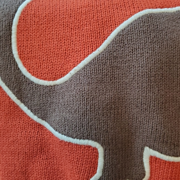 Gymboree Burgundy Dinosaur Sweater Sz 3T - Picture 3 of 6